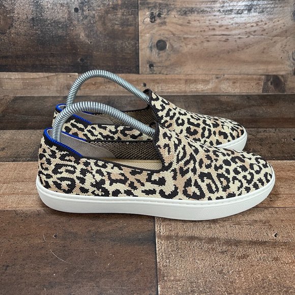 Rothy's Shoes - Rothy's The Sneaker in Leopard Womens Slip on Shoes